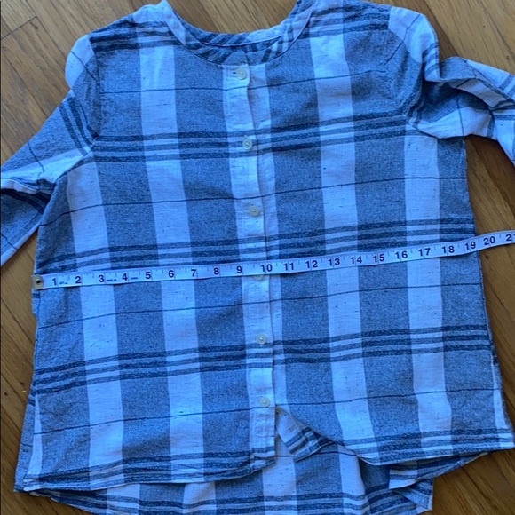 Madewell Plaid Button-up Top - Picture 8 of 10